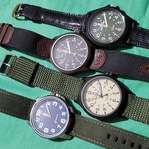 4 mens Timex watches #1